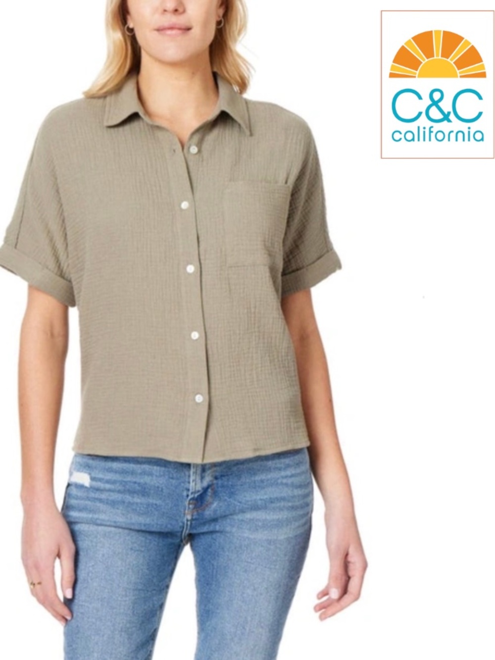 C & C California Double Gauze Camp Shirt